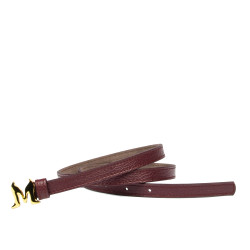 Ceinture femme 42mc bordeaux