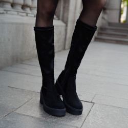 Bottes femme 3404 bufo noir combiné lifestyle