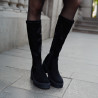 Bottes femme 3404 bufo noir combiné lifestyle