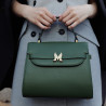 Sac à main femme bandoulière 033g vert forêt lifestyle