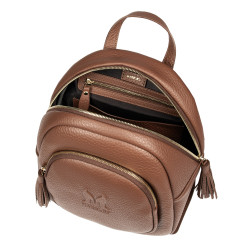 Sac à dos femme 300g cognac marron éléphant