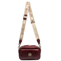 Sac à main femme bandoulière 014g bordeaux