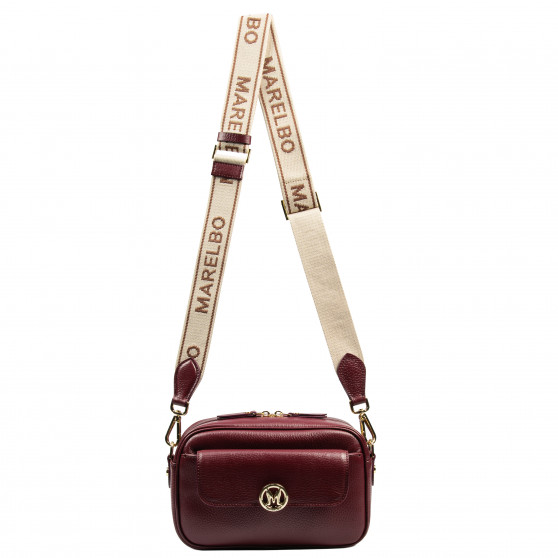 Sac à main femme bandoulière 014g bordeaux
