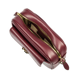 Sac à main femme bandoulière 014g bordeaux