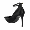 Chaussures élégantes pour femme 1311 satin noir
