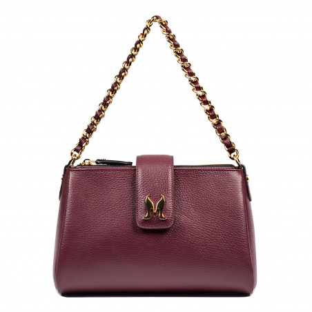 Sac à bandoulière femme 003g bordeaux