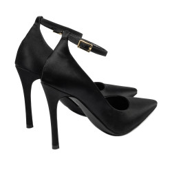 Chaussures élégantes pour femme 1311 satin noir