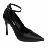 Chaussures élégantes pour femme 1311 satin noir