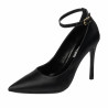 Chaussures élégantes pour femme 1311 satin noir