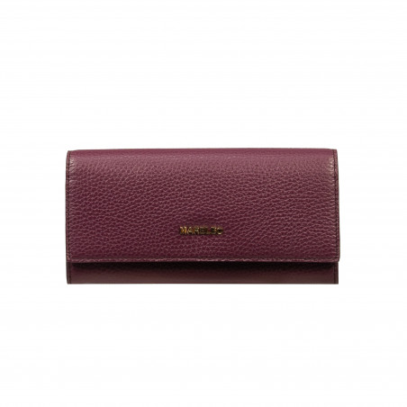 Portefeuille femme 207g bordeaux