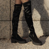Bottes femme 3405 bufo noir combiné lifestyle