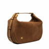 Sac à main femme 038g suède marron