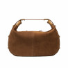 Sac à main femme 038g suède marron