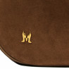 Sac à main femme 038g suède marron
