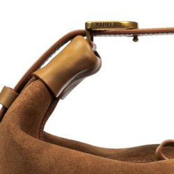 Sac à main femme 038g suède marron