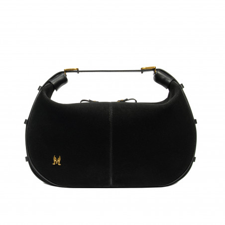 Sac à main pour femme 038g daim noir