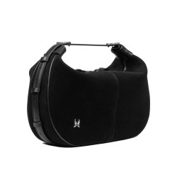 Sac à main femme 038g 01 en daim noir