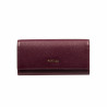 Portefeuille femme 207g bordeaux