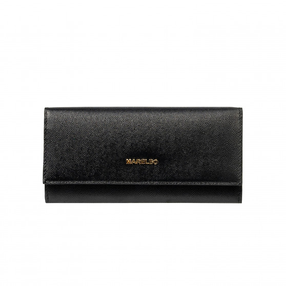 Portefeuille femme 207g noir caviar