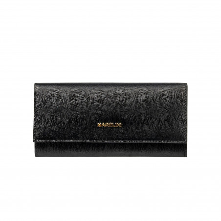 Portefeuille femme 207g noir caviar
