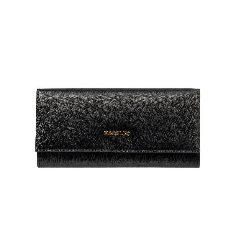 Portefeuille femme 207g noir caviar