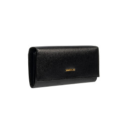 Portefeuille femme 207g noir caviar