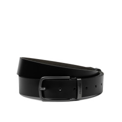Ceinture hommes 73b noir brillant