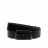 Ceinture hommes 73b noir brillant