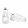 Baskets femme 6083 blanc