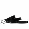 Ceinture hommes 73b noir brillant