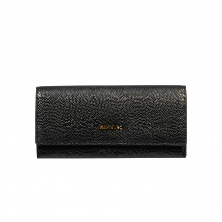 Portefeuille femme 207g noir caviar M