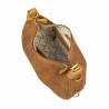 Sac à main femme 038g suède marron