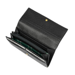 Portefeuille femme 207g noir caviar M