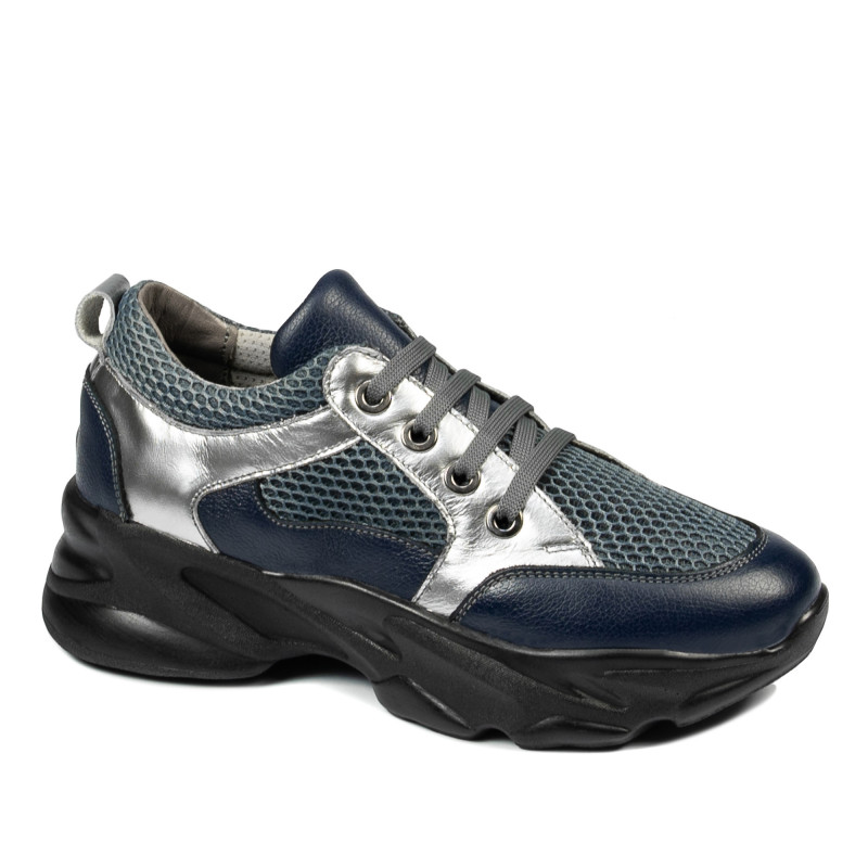 Baskets femme 6038 indigo combiné