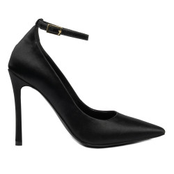 Chaussures élégantes pour femme 1311 satin noir