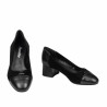 Chaussures élégantes femme 1332 noir velours combiné