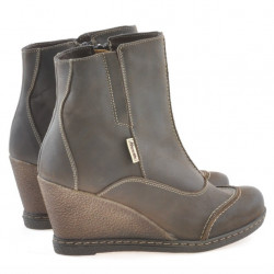 Bottines femme 259 tuxon café