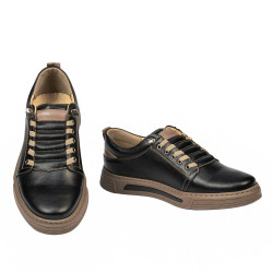 Chaussures casual homme 982 noir combiné
