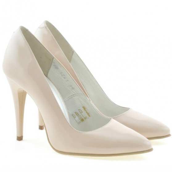 Chaussures élégantes femme 1241 vernis beige nacré