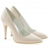 Chaussures élégantes femme 1241 vernis beige nacré