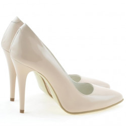 Chaussures élégantes femme 1241 vernis beige nacré