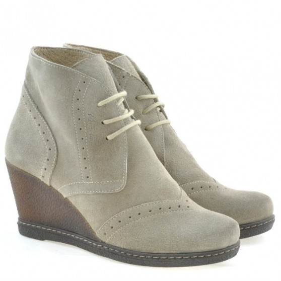 Bottes femme 3230-1 sable velours