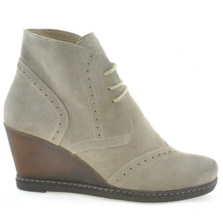 Bottes femme 3230-1 sable velours