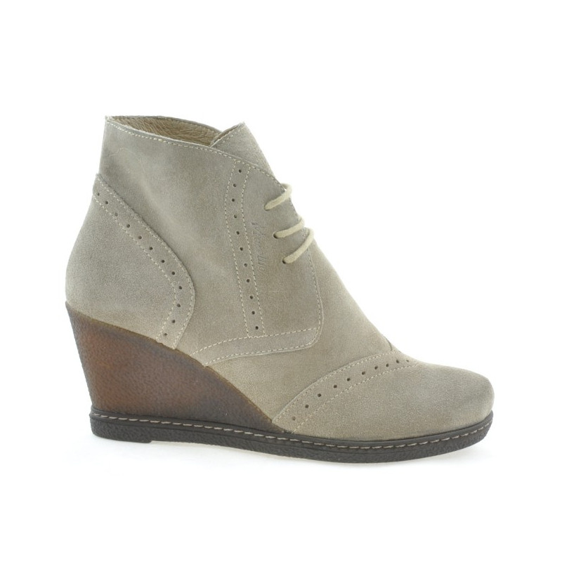 Bottes femme 3230-1 sable velours