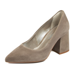 Chaussures élégantes femme 1315 sable velours