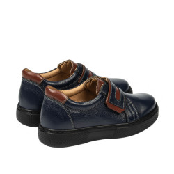 Chaussures enfants 2004-1 indigo+marron
