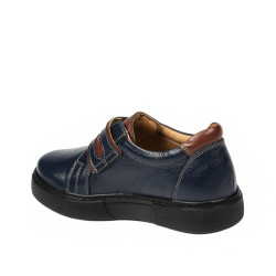 Chaussures enfants 2004-1 indigo+marron