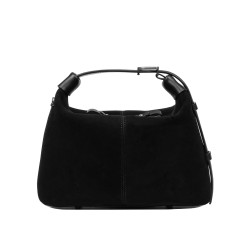 Sac à main femme 037g 01 suède noir