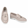 Mocassins femme 6082 blanc porcelaine