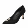 Chaussures élégantes femme 1318 noir velours